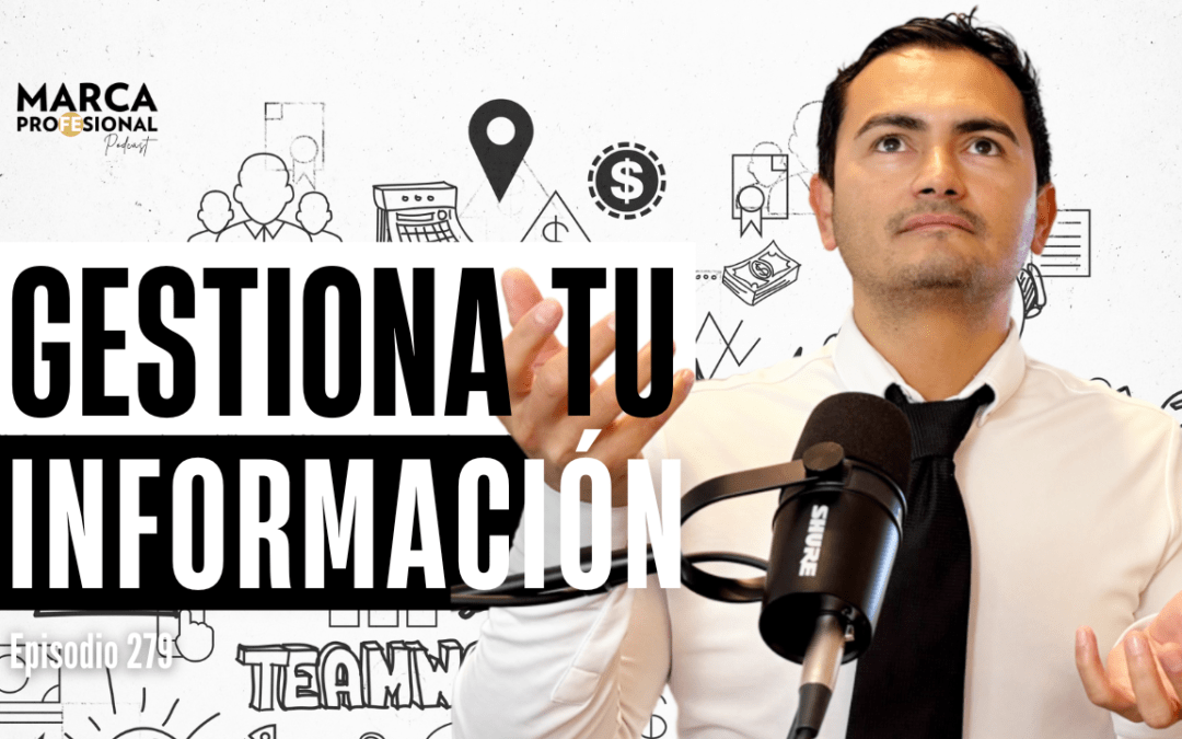Gestiona tu información en 3 pasos