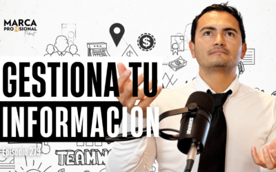 Gestiona tu información en 3 pasos